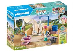 PLAYMOBIL HORSES OF WATERFALL - ISABELLA ET LIONESS AVEC AIRE DE LAVAGE POUR CHEVAUX #71354